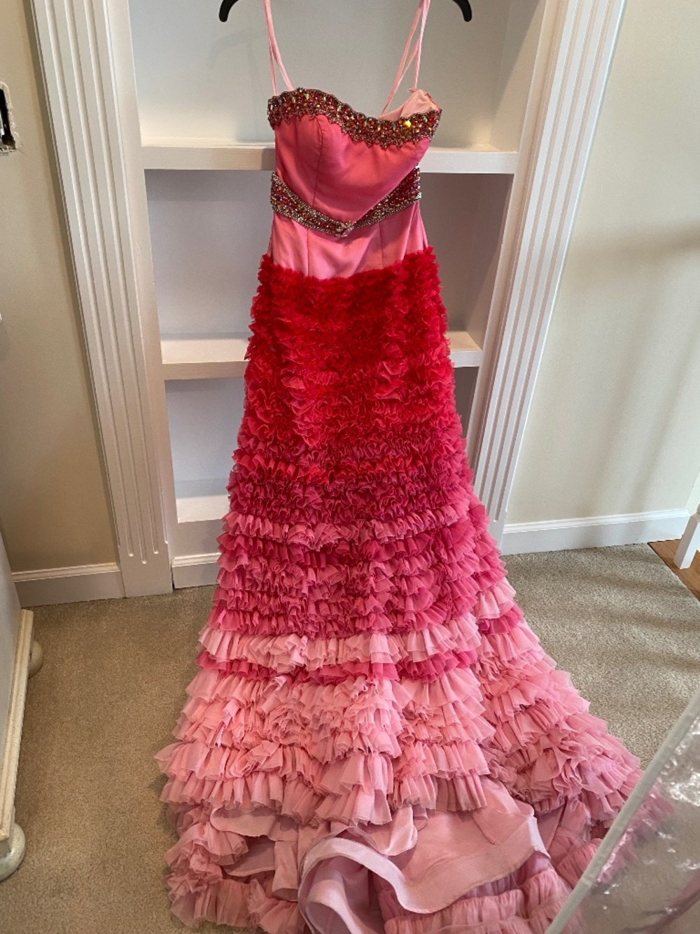 Alyce size 4 altered to a size 0